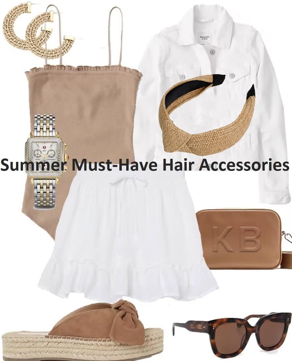 Huachi versatile women accessory for summer outfits and sunny days