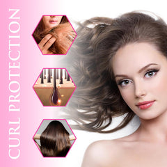 HuaQing nourishing oil for dry damaged hair restoring softness and shine.
