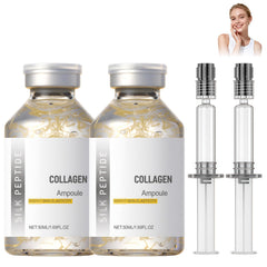 Huatinent SilkPeptide ampoule bottle closeup for firming routine