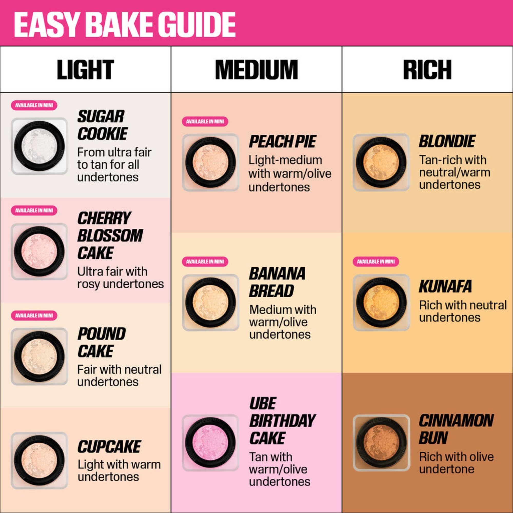 Huda Beauty Baby Bake Mini outer packaging emphasizing travel-friendly size