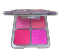 Huda Beauty Blush Filter Blurring Blushlighters Palette Baby Pink swirl of Pink Fizz, Cotton Candy, Papaya Pop.