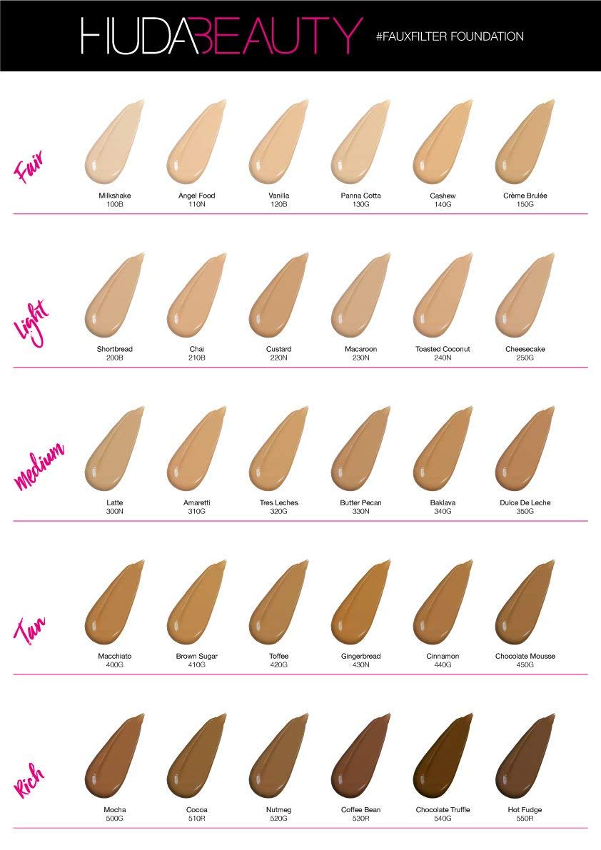 Huda Beauty FauxFilter Luminous Matte Foundation applicator demonstrates smooth application