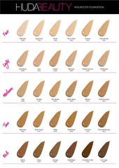 Huda Beauty FauxFilter Luminous Matte Foundation applicator demonstrates smooth application