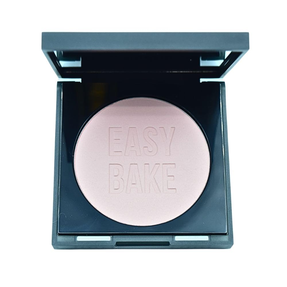 Huda Easy Bake Cherry Blossom compact for precise brightening and setting on the go.