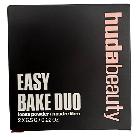 Huda Easy Bake Cherry Blossom Cake powder brightening and setting close-up