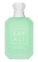 Huda Kayali Yum Pistachio Gelato bottle front showing a rich gourmand scent with lasting quality