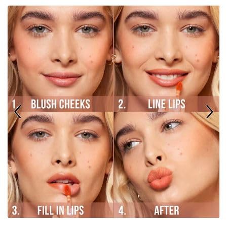 Huda Lip Blush doe foot applicator close-up for precise staining