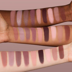 Huda Matte Obsessions highlights mineral-based clay as part of a natural formula approach.