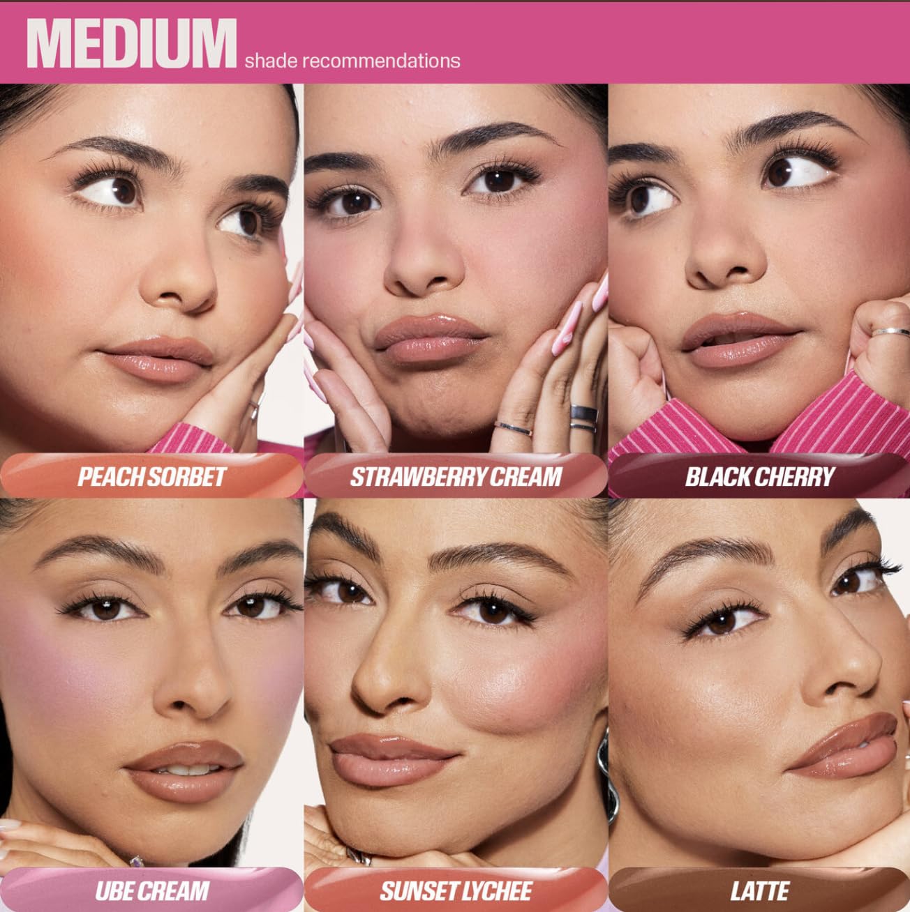 HUDABEAUTY Huda Blush Filter Liquid Blush electric guava shade for bold looks