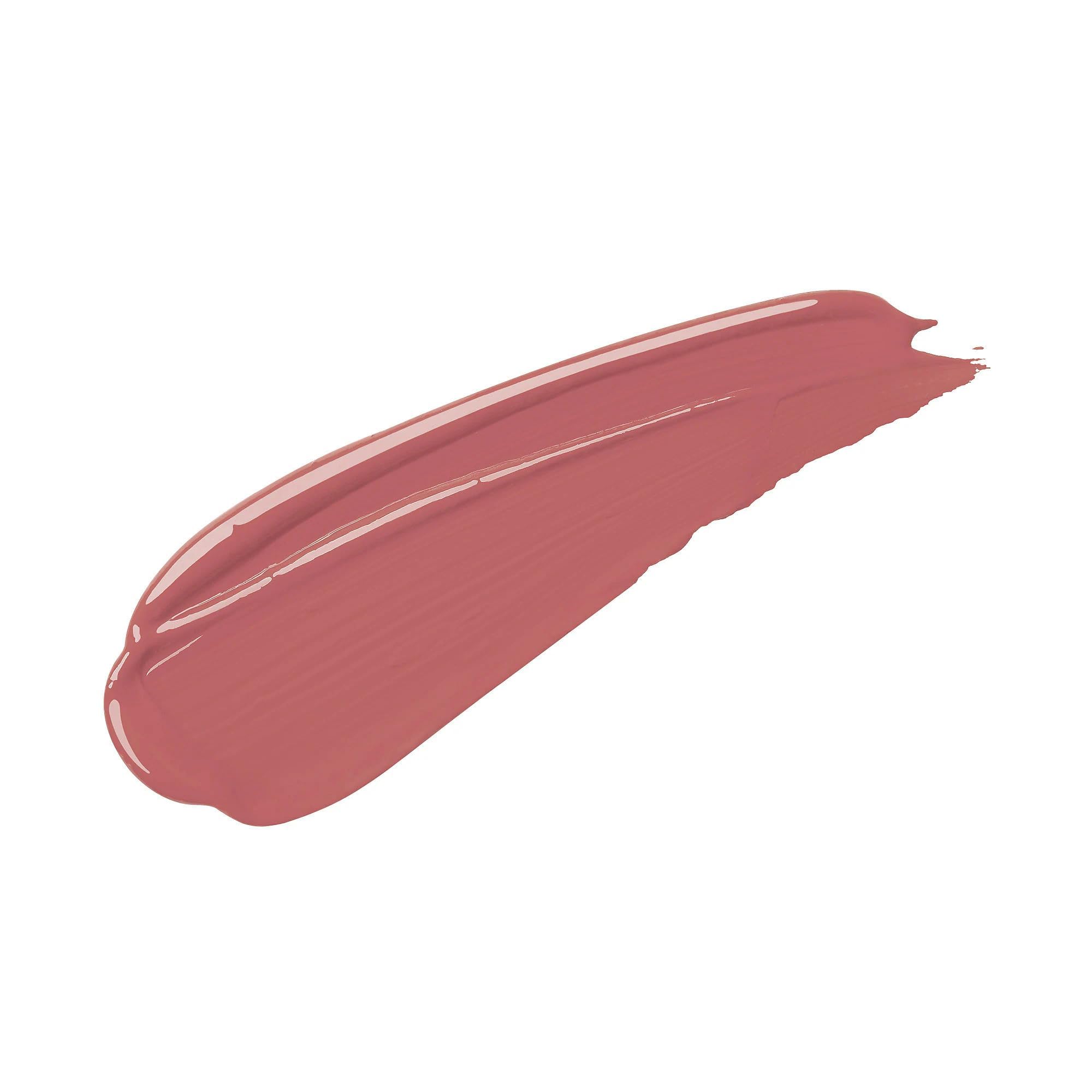 HUDABEAUTY Liquid Matte Perfectionist close-up texture shows a non-drying, soft-matte feel