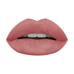 HUDABEAUTY Liquid Matte Perfectionist transfer-test proves transfer-proof color in action