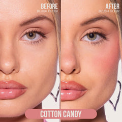 Compact HUDABEAUTY blush duo fits in your bag for on-the-go touch-ups.
