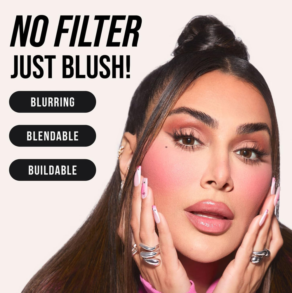Soft-focus finish delivers a luminous, weightless glow.