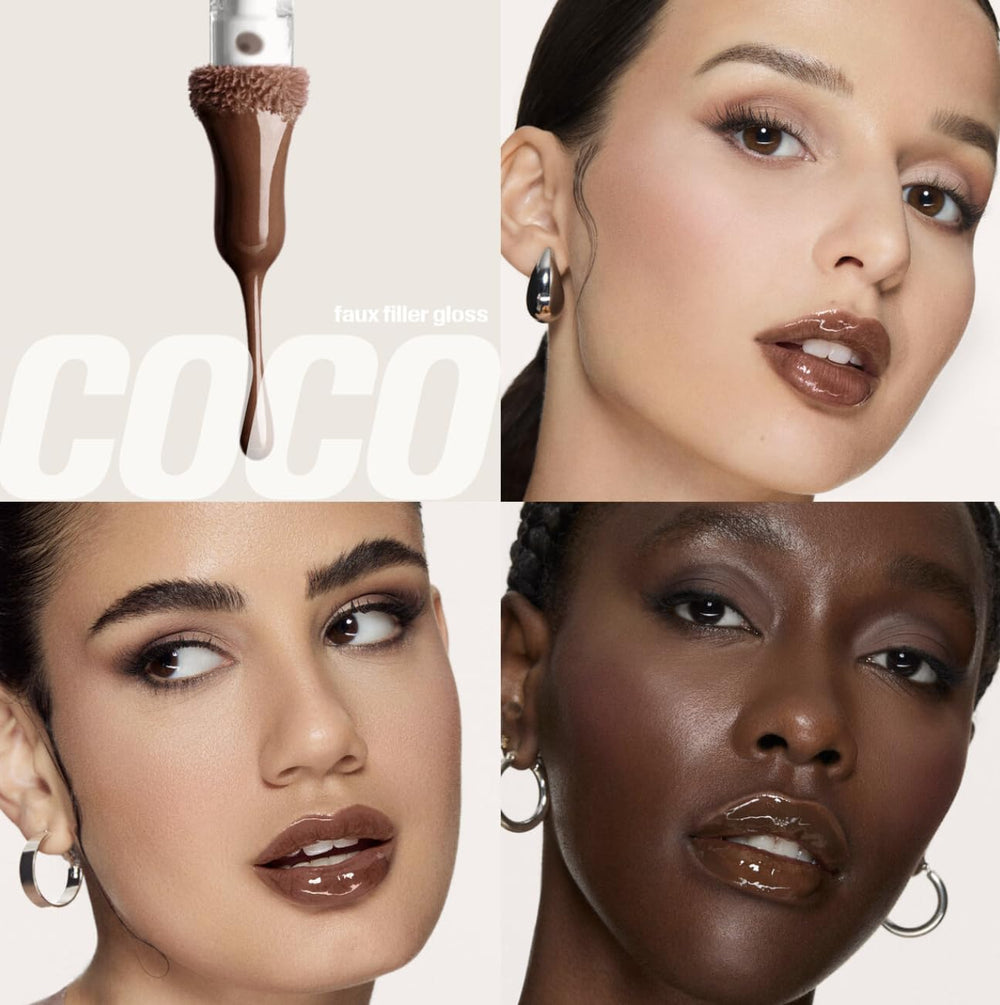 Huda Beauty Mini Lip Contour 2.0 Terracotta close-up shows precise shaping.