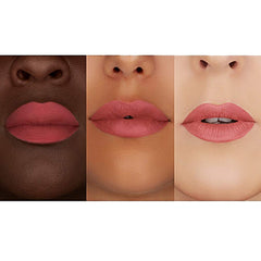 Huda Beauty Power Bullet Matte Lipstick Rendezvous cap detail highlights sleek design
