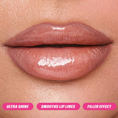 Huda Beauty Travel-size Lip Duo case for on-the-go touch-ups.