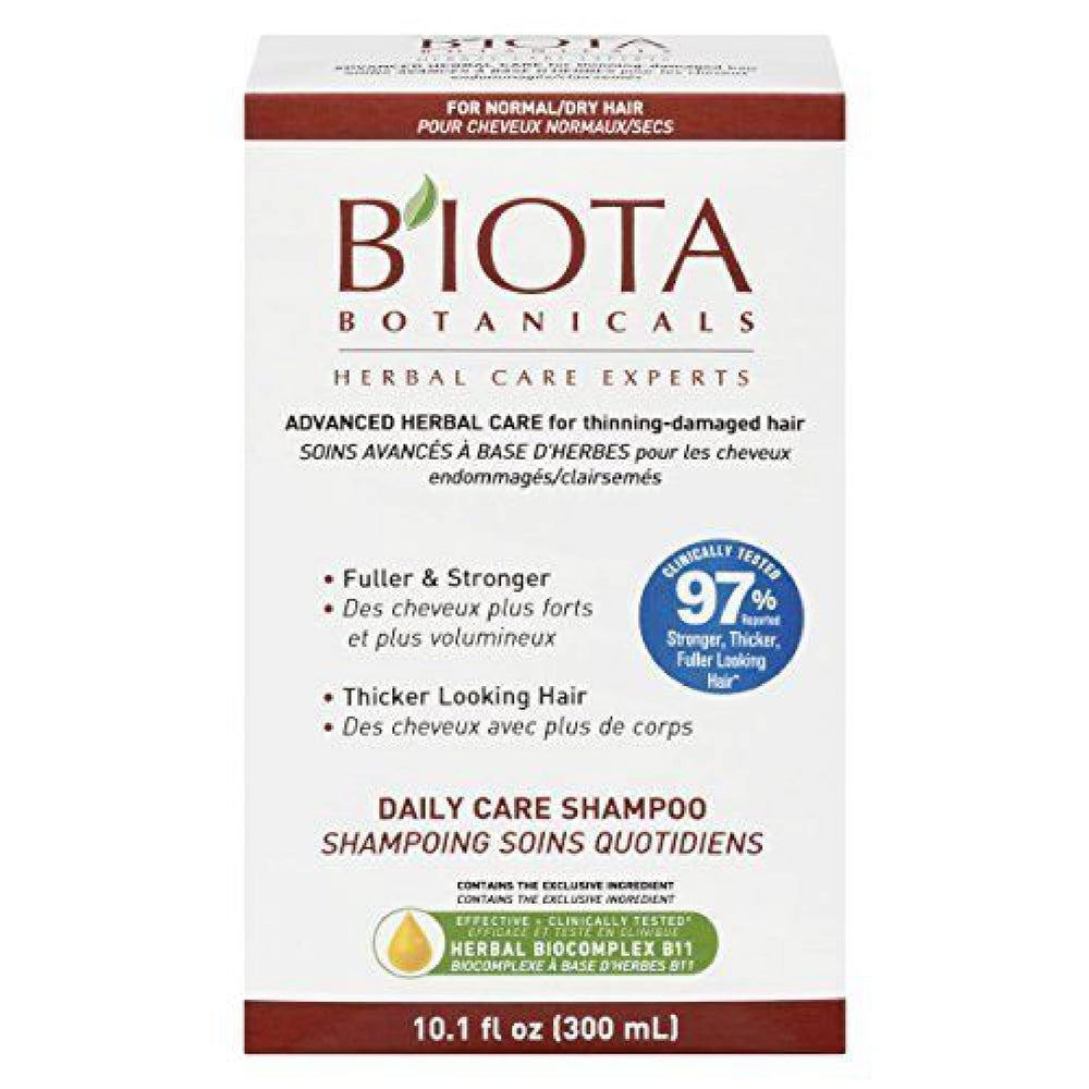 Huieter B'IOTA Everyday Care side-label highlights daily use for normal-dry hair