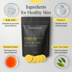 Humanroots smooth side demonstrates calming, nourishing feel after exfoliation