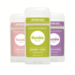 HUMBLE aluminum-free deodorant stick Subtle Citrus for everyday freshness