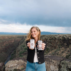 Humble Brands aluminum-free deodorant easy-glide application on skin.