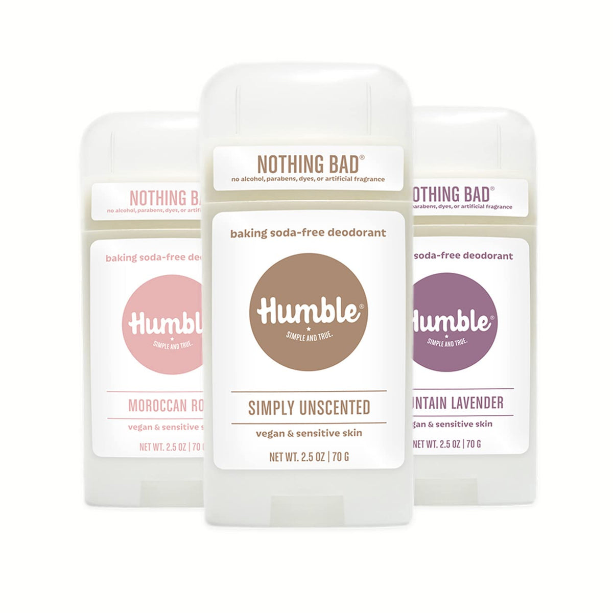 Humble Brands lavender aluminum-free deodorant for sensitive skin with long-lasting odor protection