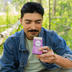 Humble Brands Mountain Lavender bar soap lather close-up with rich bubbles