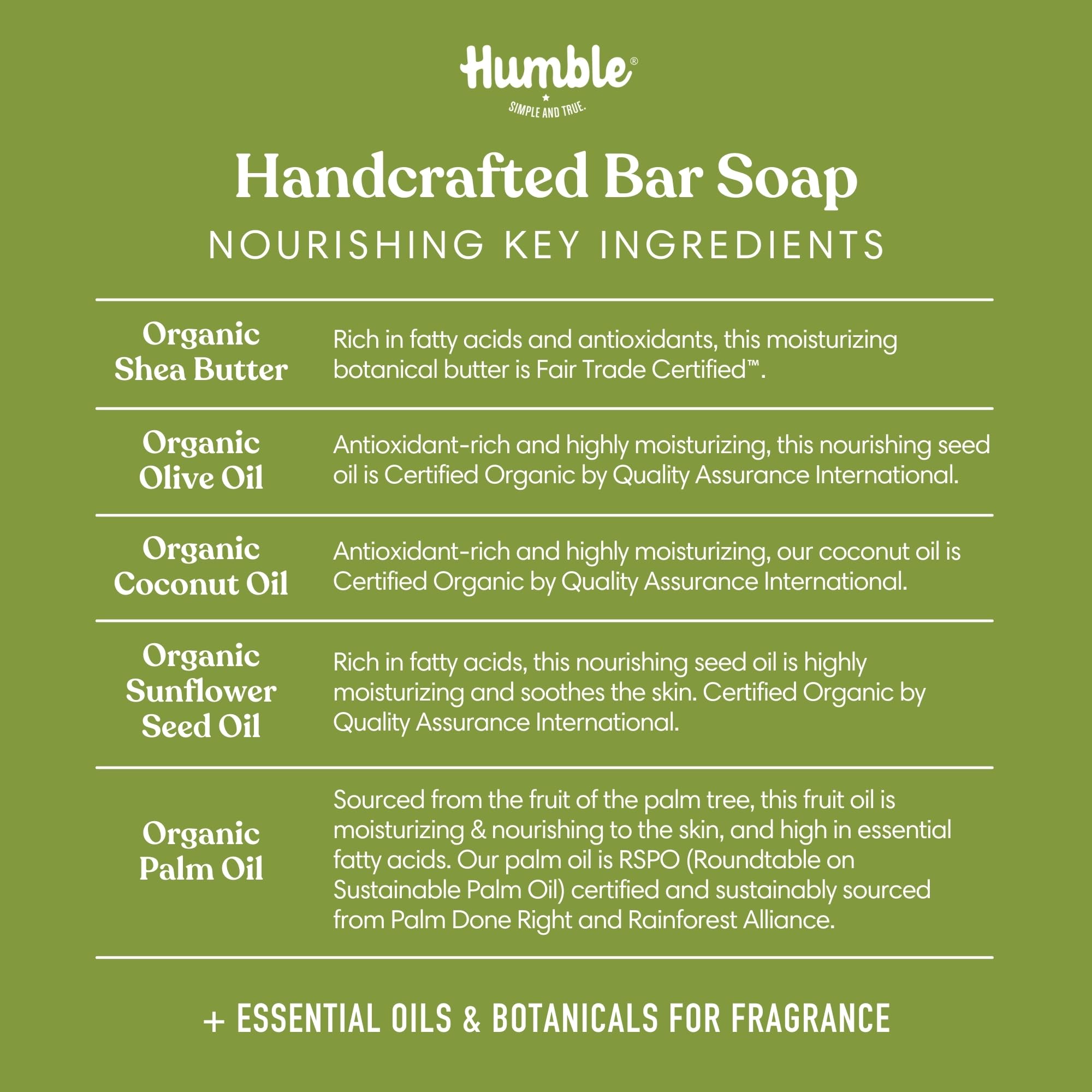 Humble Brands cruelty-free certification label on packaging.