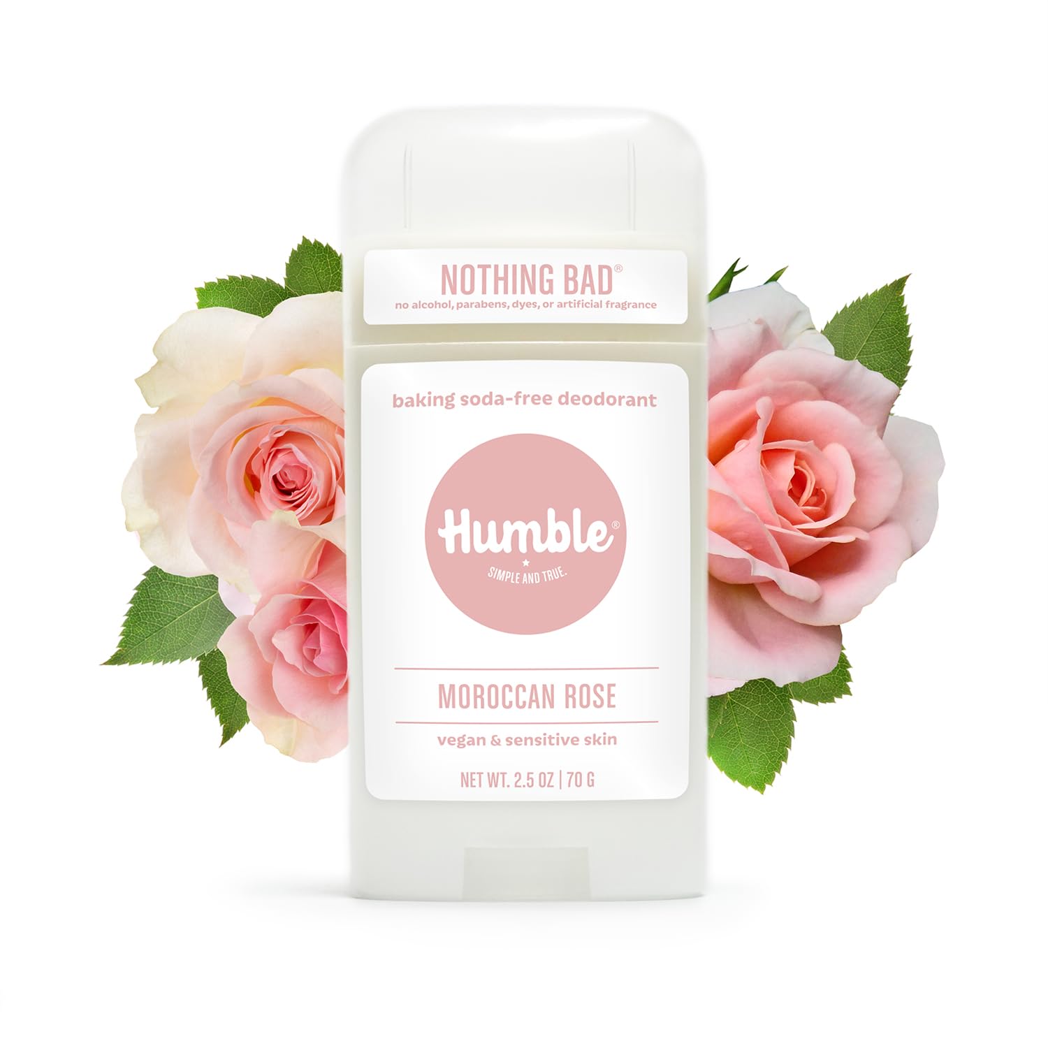 HUMBLE BRANDS deodorant application demonstrates smooth glide and quick scent release