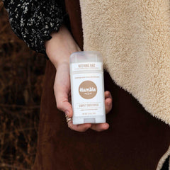 Humble Brands deodorant application showing smooth glide for daily use