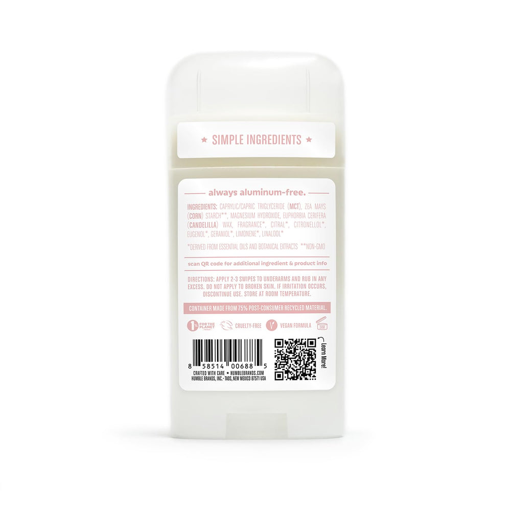 HUMBLE BRANDS ingredients graphic highlights magnesium hydroxide and MCT oil