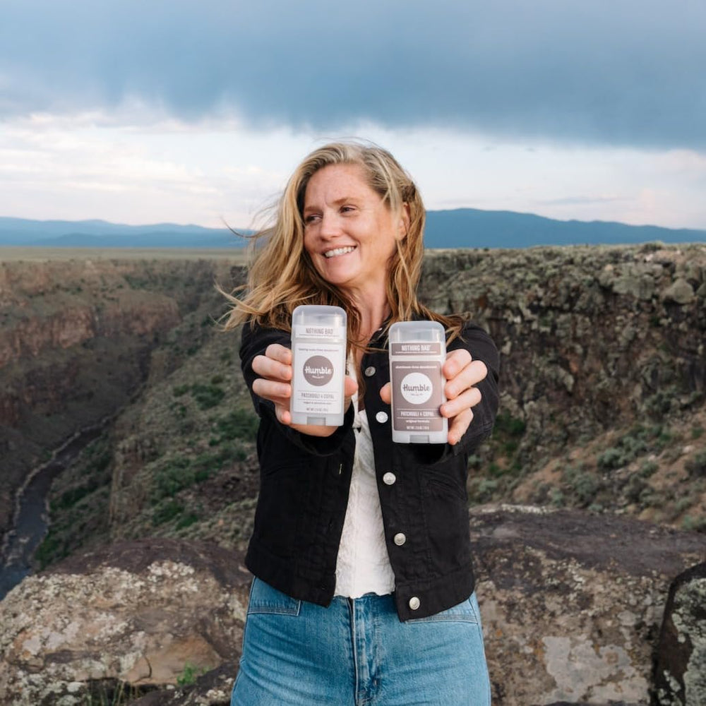 Humble Brands cruelty-free logo confirms ethical testing for peace of mind.