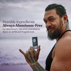 Humble Rockrose Cedar deodorant stick close-up shows smooth texture