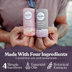 Three-pack Humble display ready for dresser or bag