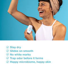 Hume Supernatural aloe and plant ingredients soothe sensitive skin.