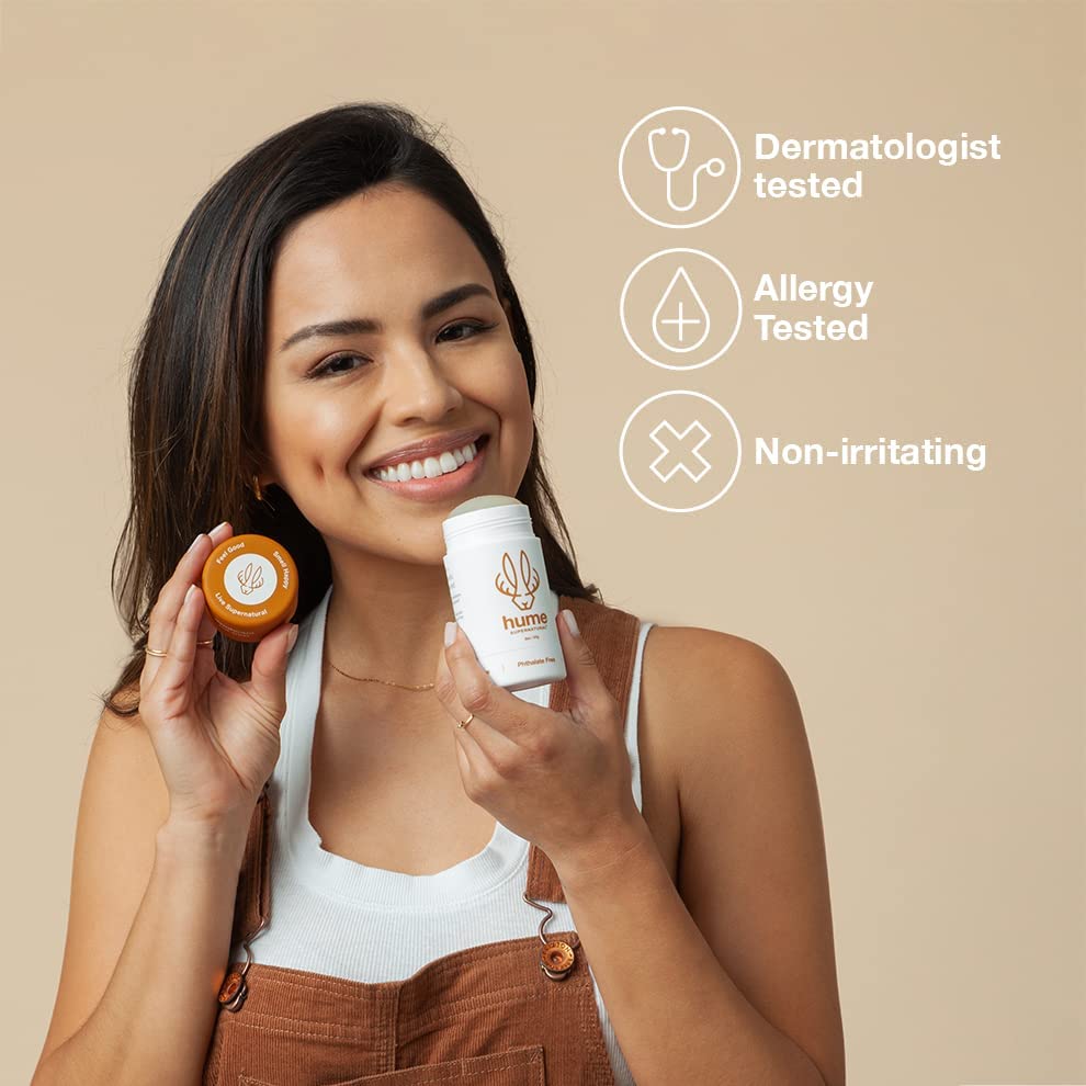 Hume Supernatural cruelty-free badge indicating ethical care