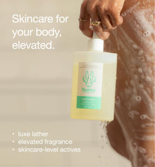 HUME SUPERNATURAL Desert Bloom prebiotics balance the skin microbiome.