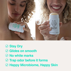 Hume Supernatural moisture-absorption action keeps underarms dry during workouts.