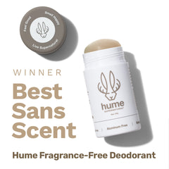 Hume Supernatural moisture-blocking action helps keep underarms dry