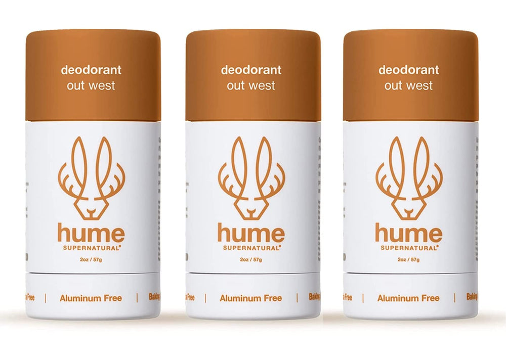 Hume Supernatural Out West 3-pack ready for on-the-go freshness and long-lasting odor control.