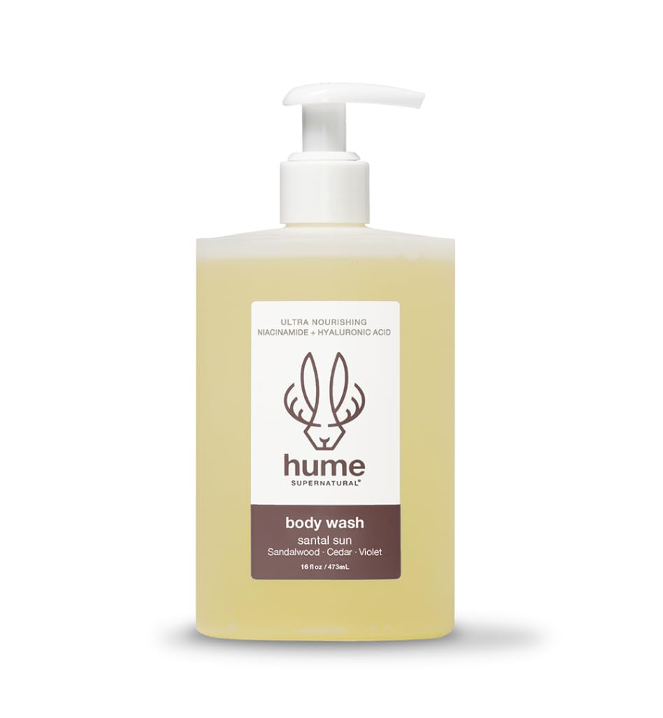 Hume Supernatural Post-exercise routine with this soothing body wash for rejuvenation.