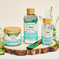 Humphreys Cruelty-free dermatologist-tested cleansing pad packaging.