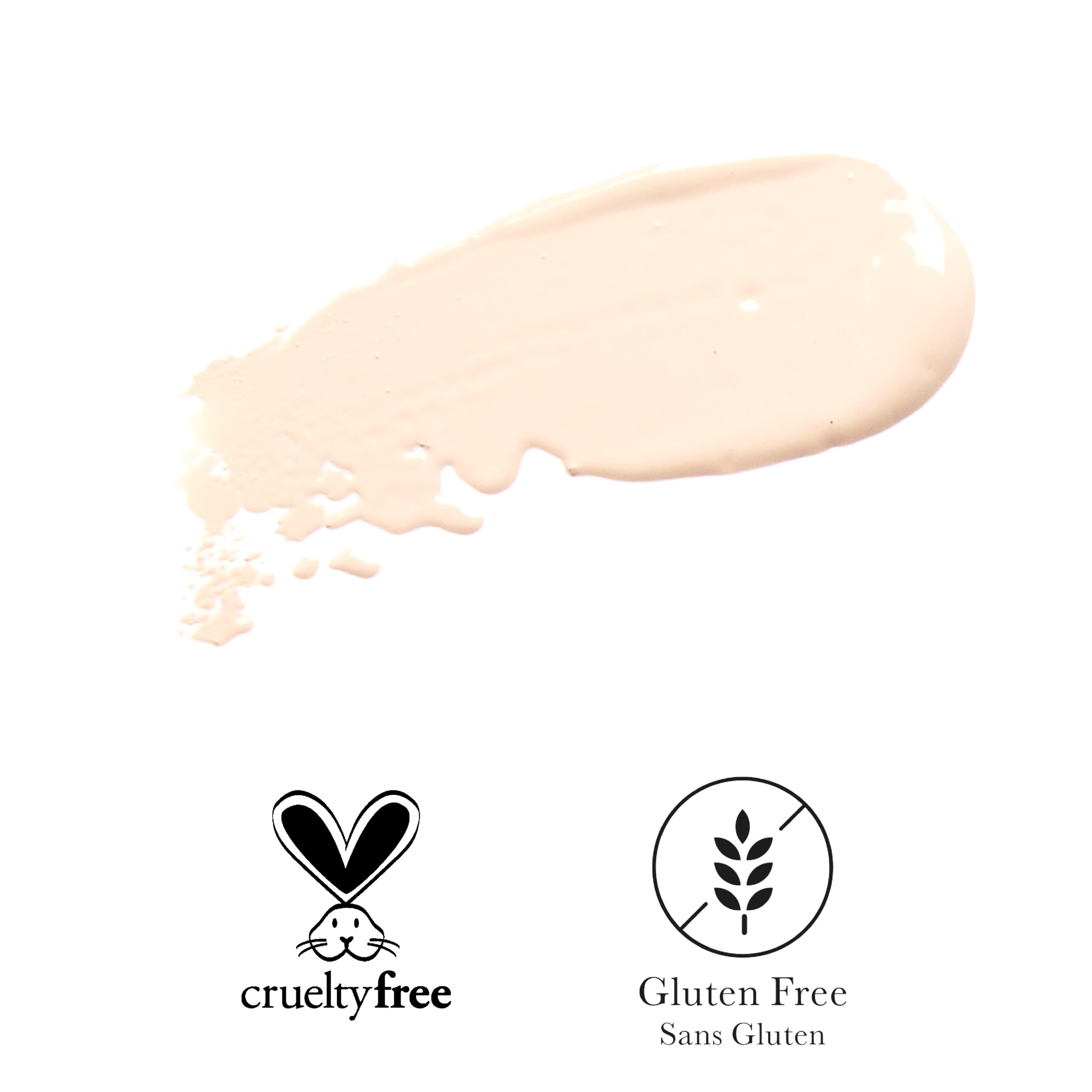 100% PURE Alpine Rose apply close-up demonstrates smooth, buildable coverage