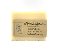 Hunter Cattle Co. Meadow Bloom Tallow Soap texture shows creamy, moisturizing formula