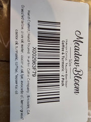 Meadow Bloom Tallow Soap closeup texture reveals creamy skin-friendly base