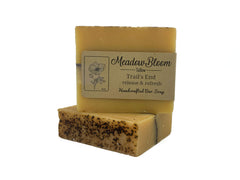 Hunter Cattle Co. Meadow Bloom Tallow Soap packaging highlights all-natural ingredients for gentle cleansing