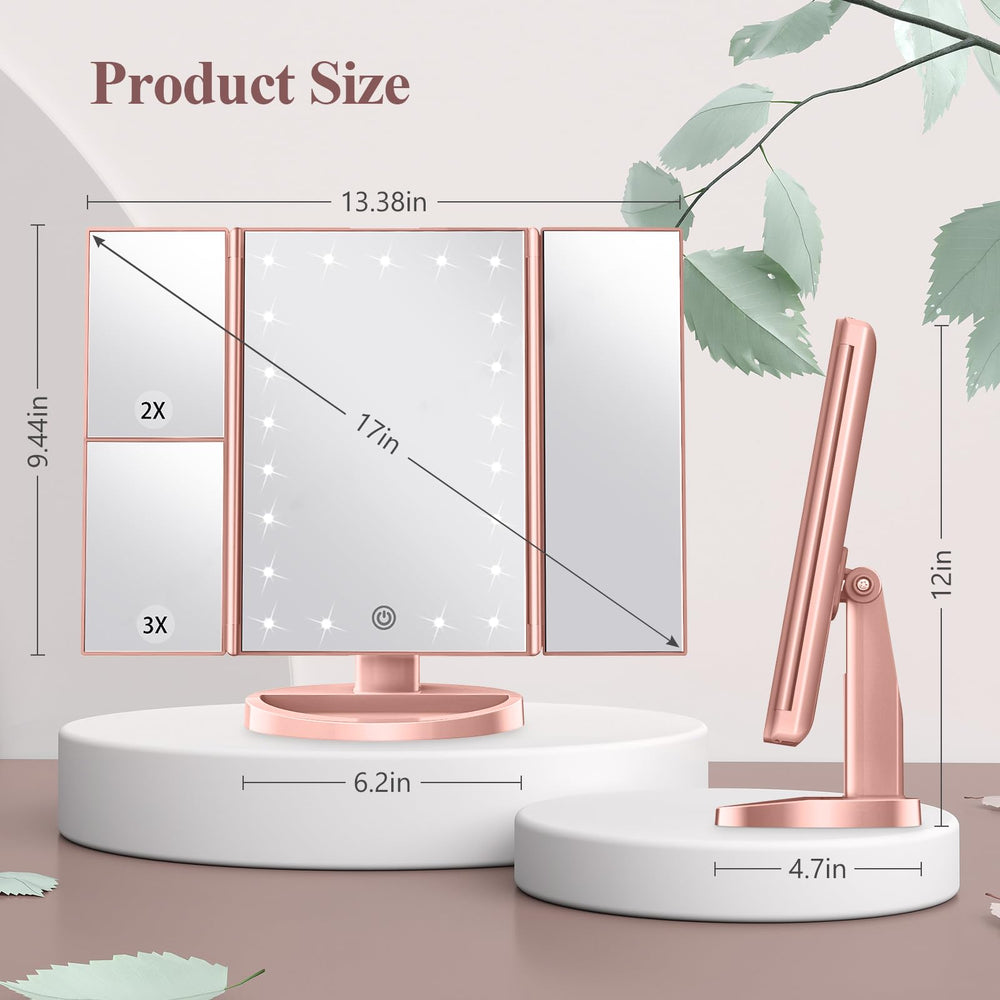 HUONUL makeup mirror in a dorm room setup