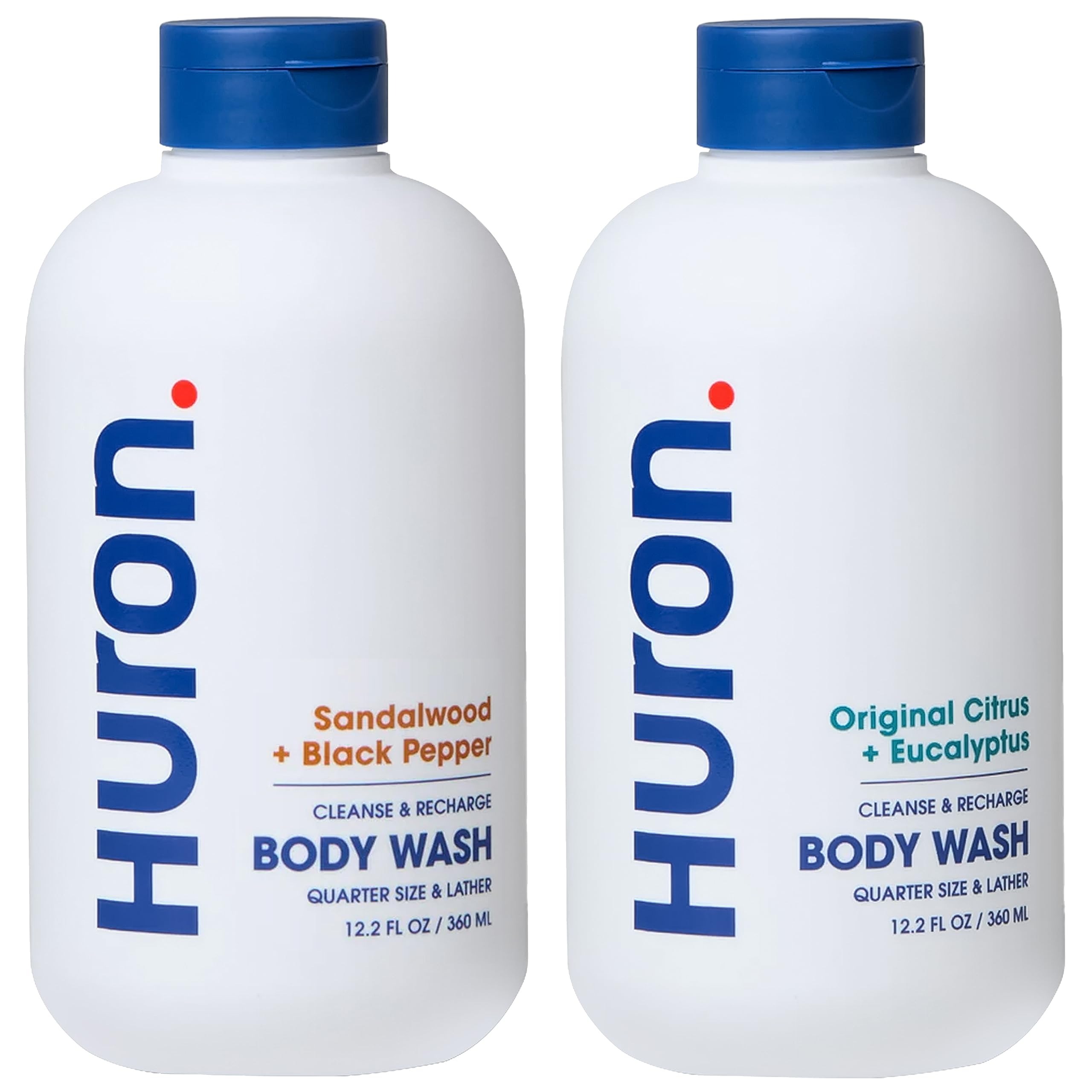 Huron Body Wash Citrus-Eucalyptus bottle for a refreshing cleanse
