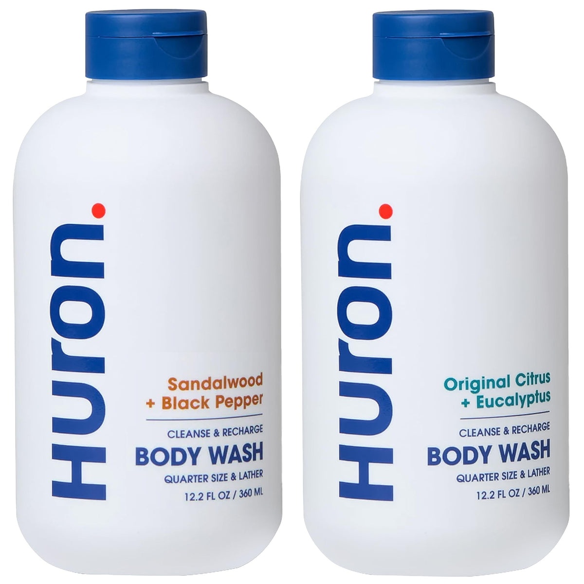 Huron Body Wash Citrus-Eucalyptus bottle for a refreshing cleanse