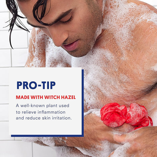 Huron body wash with coconut oil for a rich, moisturizing lather.