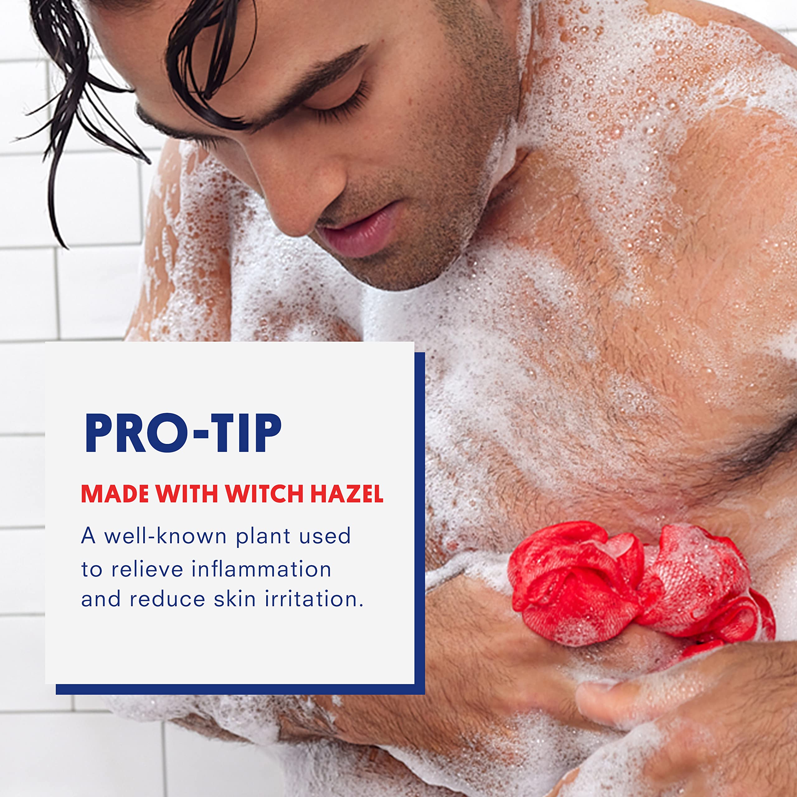 Huron body wash coconut oil ingredient visible texture and hydration
